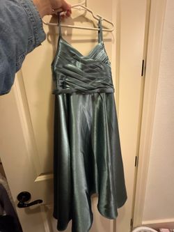 Size 12, Beautiful Sage green formal dress.