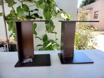C-Shaped End Table Set of 2 for Couch and Sofa