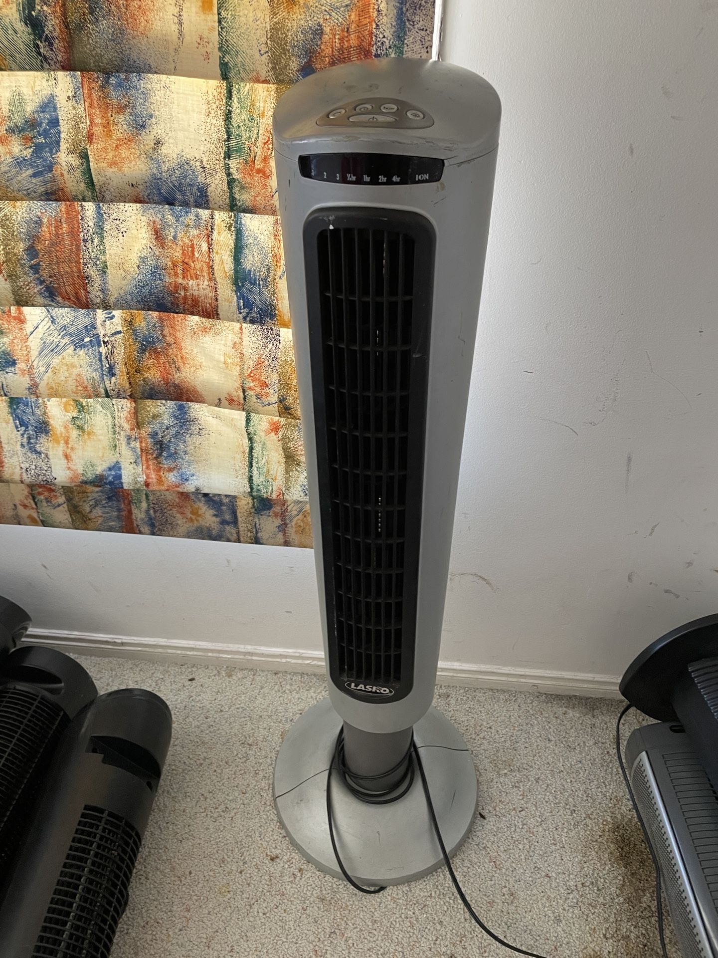 Like New Lasko Tower Fan Tested Works Perfectly when you come ill fully test it for you 