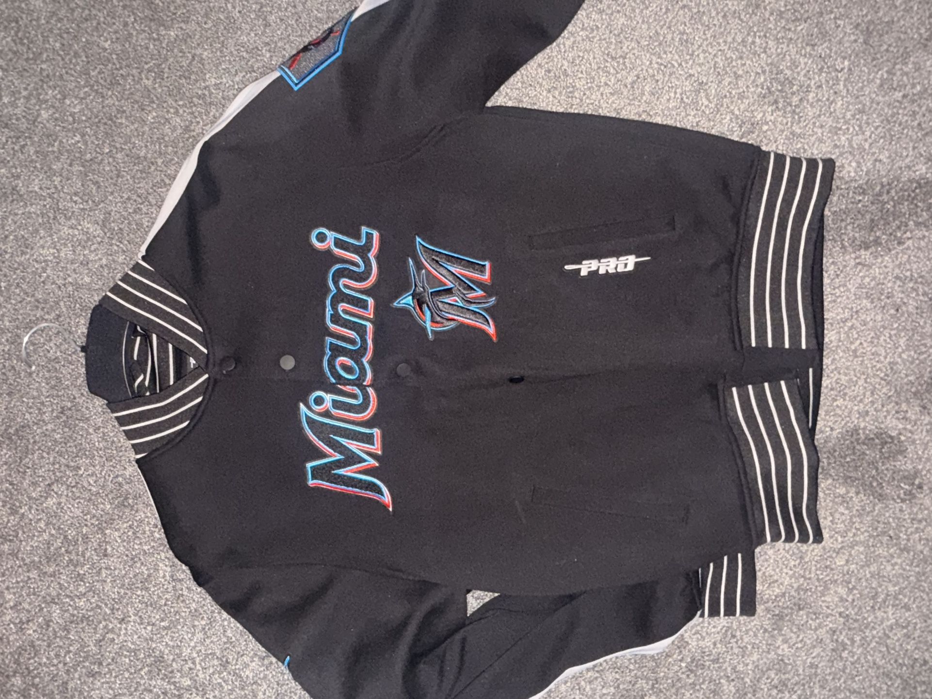 Official Miami Marlins Varsity Jacket by Pro Standard