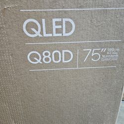 SAMSUNG 75-Inch QLED 4K Q80D Series Direct Full Array, Smart TV, Alexa Built-in, Motion Xcelerator, QN75Q80D, Quantum HDR+, w/Dolby Atmos, Object Trac