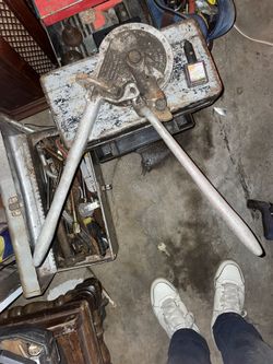 Rigid No. 368 geared ratcheting tubing bender 3/4" OD & 3-34" radius