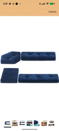 BALAPET Breakfast Nook Cushions Set 4 Piece Cushion Pad Set for Kitchen Breakfast Dining Nook,Shredded Foam Support Fits in Sets with Corner Benches, 