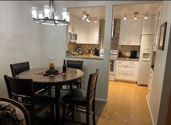 Wood dining table