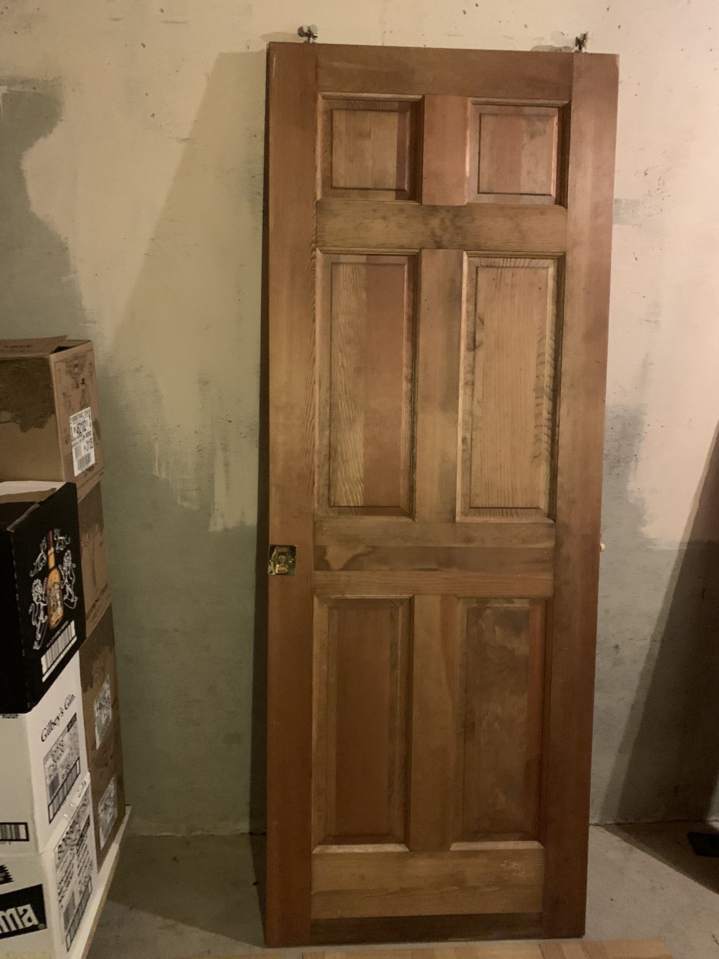 Interior solid oak wood door