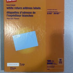 Easy Peel Shipping & File Folder Labels