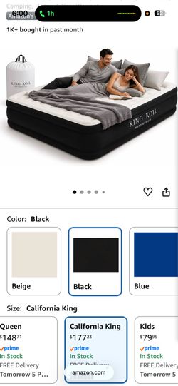 King Koil Air Mattress- California King