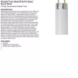 T8 Fluorescent Tube Light Bulbs - Have 4 available