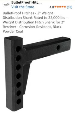 New BulletProof Hitches Shank