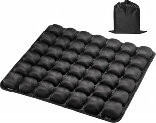 Asteraty Inflatable Seat Cushion Press-to-Inflate Portable Chair Pad Ergonomic