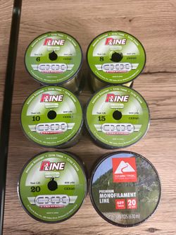 P-Line CXX Monofilament Fishing Line Spools Lot