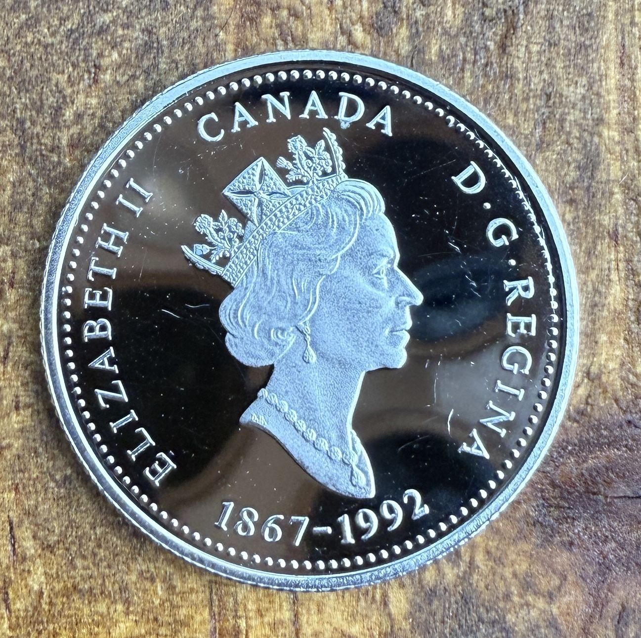 1992 Silver Proof Canada Quarter