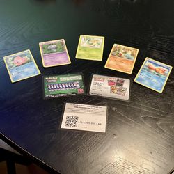 Pokémon Playing Cards Set of 5 dated 2014-2016