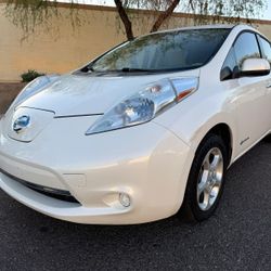 2013 NISSAN LEAF, SV, LOW MILES, ELECTRIC, COLD AC, 40 MILES OF RANGE 🚘