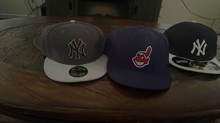 New Era MLB Fitted Baseball Caps – Lot of 3