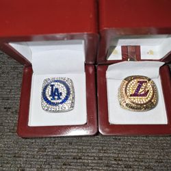 Lakers And Dodgers 2020 Championship Rings