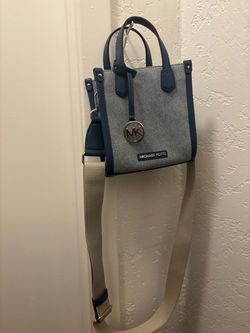 Michael Kors Denim Mini Tote Crossbody Bag