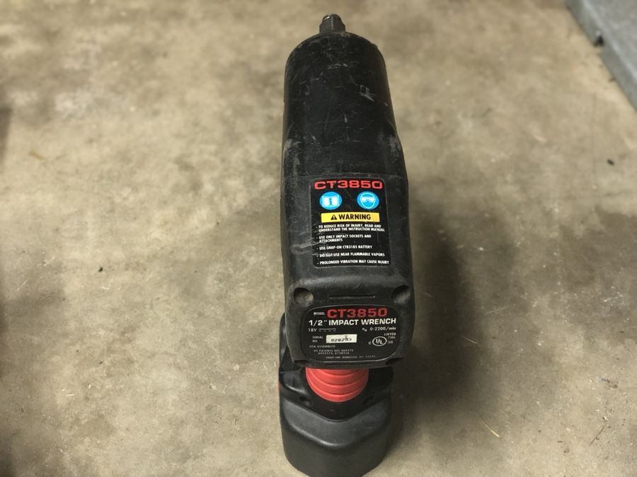 Snap On CT3850 18V 1 2 Cordless Impact Gun for Sale in Shoreline