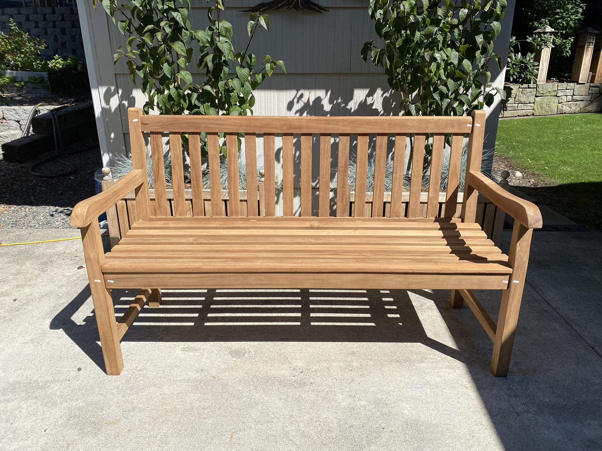Teak Patio Garden Benches (new)