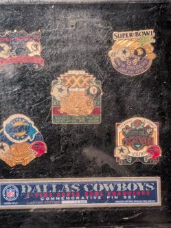 Dallas Cowboys 5-Time Super Bowl Champions Commemorative Pin Set
