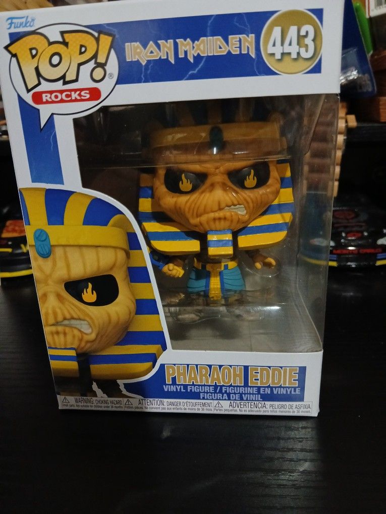 Brand New Iron Maiden 2024 Pharaoh Eddie #443 Funko Pop