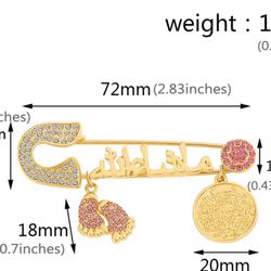 Arab Baby Pin Brooch Clothing Accessories Gifts