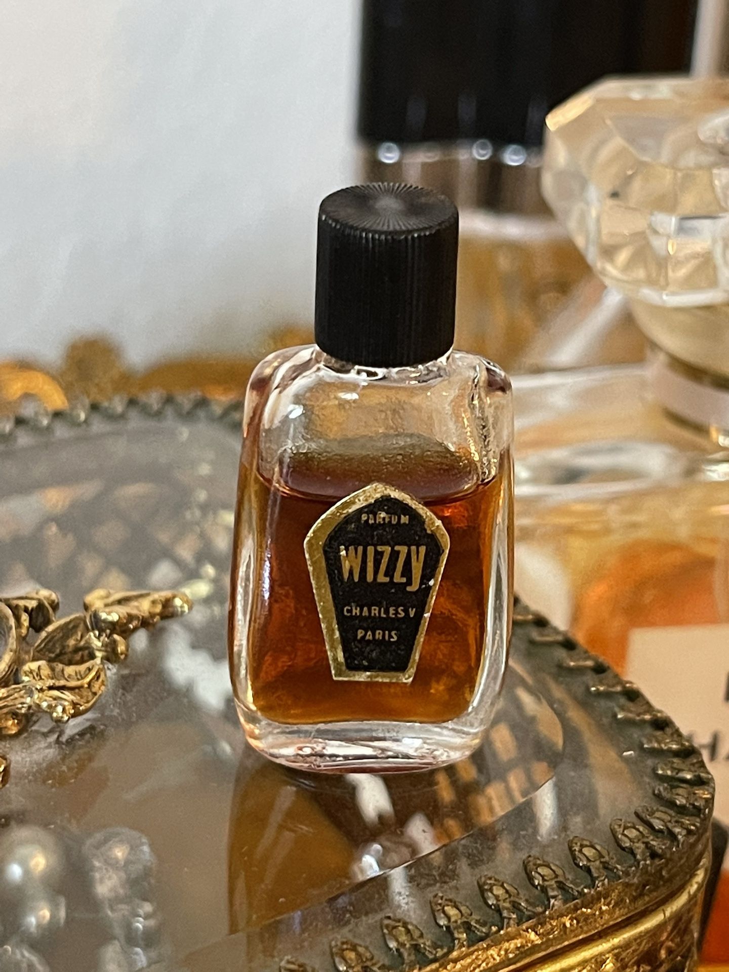 Antique Vintage Miniature Perfume 1940’s WIZZY de France by Charles V. Paris
