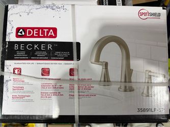 Delta Becker widespread bathroom faucet