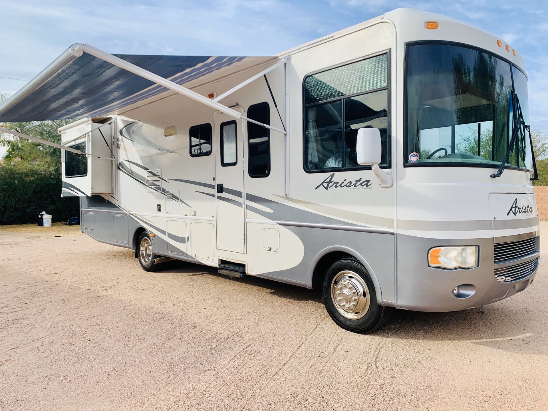 2009 Holiday Rambler Arista Class A 34Ft W/2 Slides 35K Miles Like New