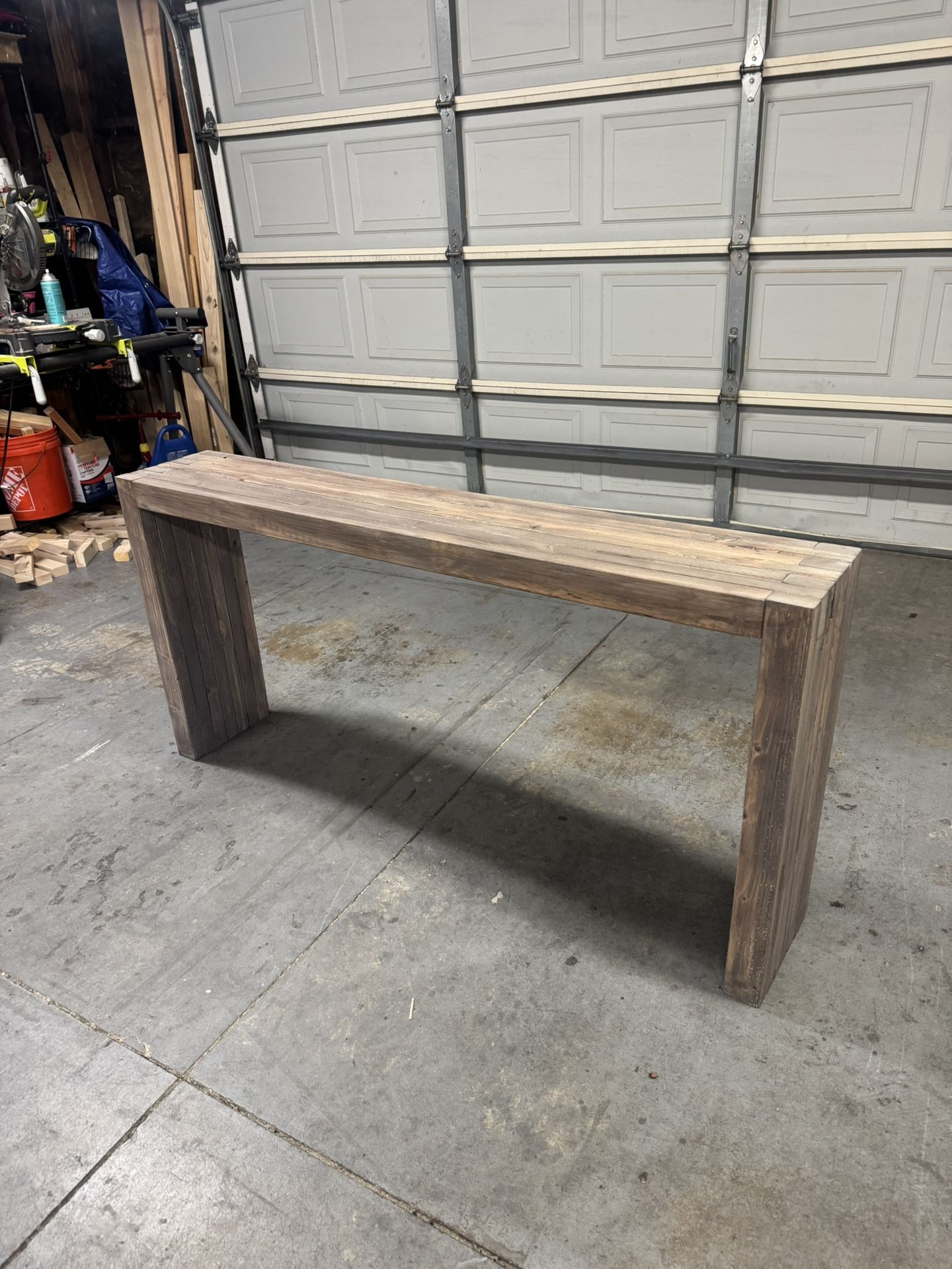 Wood Console Table 