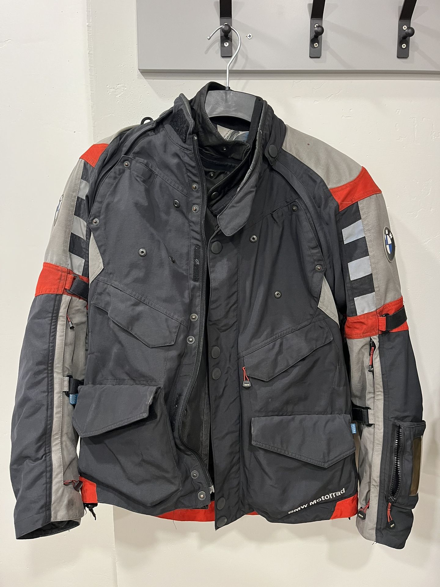 BMW Rallye Black/Red Motorcycle Riding Jacket Men for Sale in El