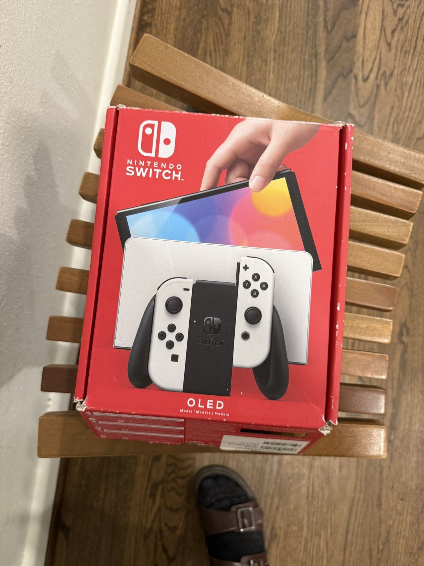 Nintendo OLED Switch With Case And Mario Game