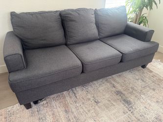 Dark grey 3-seater sofa