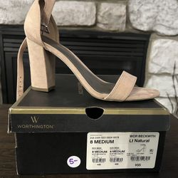 Women’s Sandals Natural Color Size 8