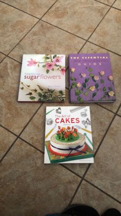 3 libros de recetas y decoraciĂłn para pasteles como nuevos / Cake books decorations & recipes