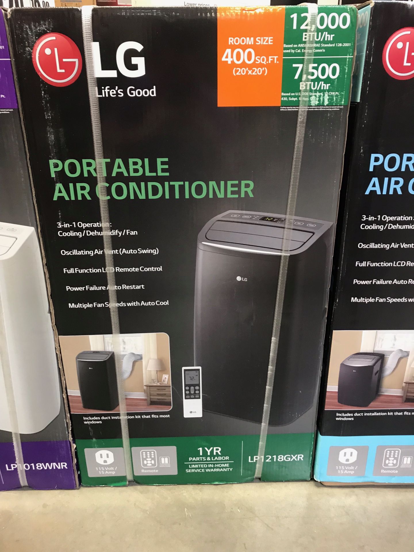 LG 12,000 BTU Portable Air Conditioner $240