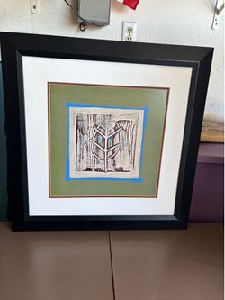 Wall Art Picture Frame With Solid Wood Fray; Square 26 1/2 inches x 26 1/2 inches