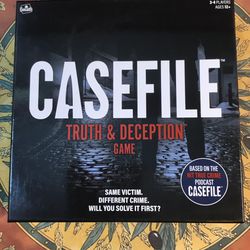 Case file Truth & Deception Board Game by Goliath, New, Sealed