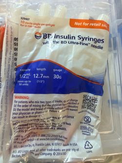 INSULIN NEEDLES