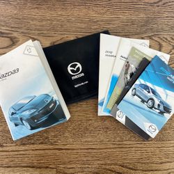 2012 Mazda 3 Hatchback Owners Manual Booklet