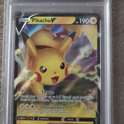 2020 Pokemon Sword Shield Vivid Voltage Pikachu V #043/185 PSA 10 GEM MINT