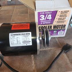 Evaporative cooler motor