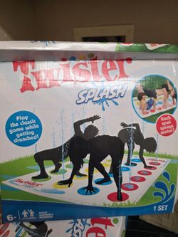 Summer Time with Hasbro Twister Splash Water Game for Kids - Backyard Sprinkler