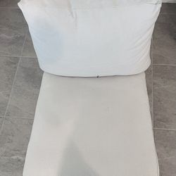 White Cloth Chairs X4