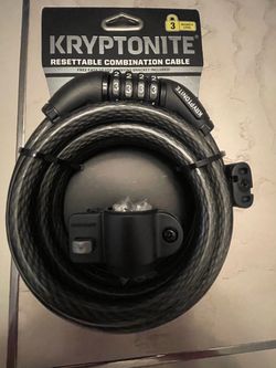 Kryptonite resettable combination cable