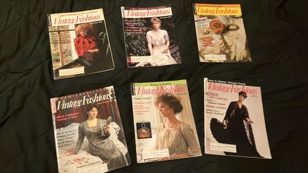 Vintage Fashions Magazine Collection 1990 Premiere Issue & More
