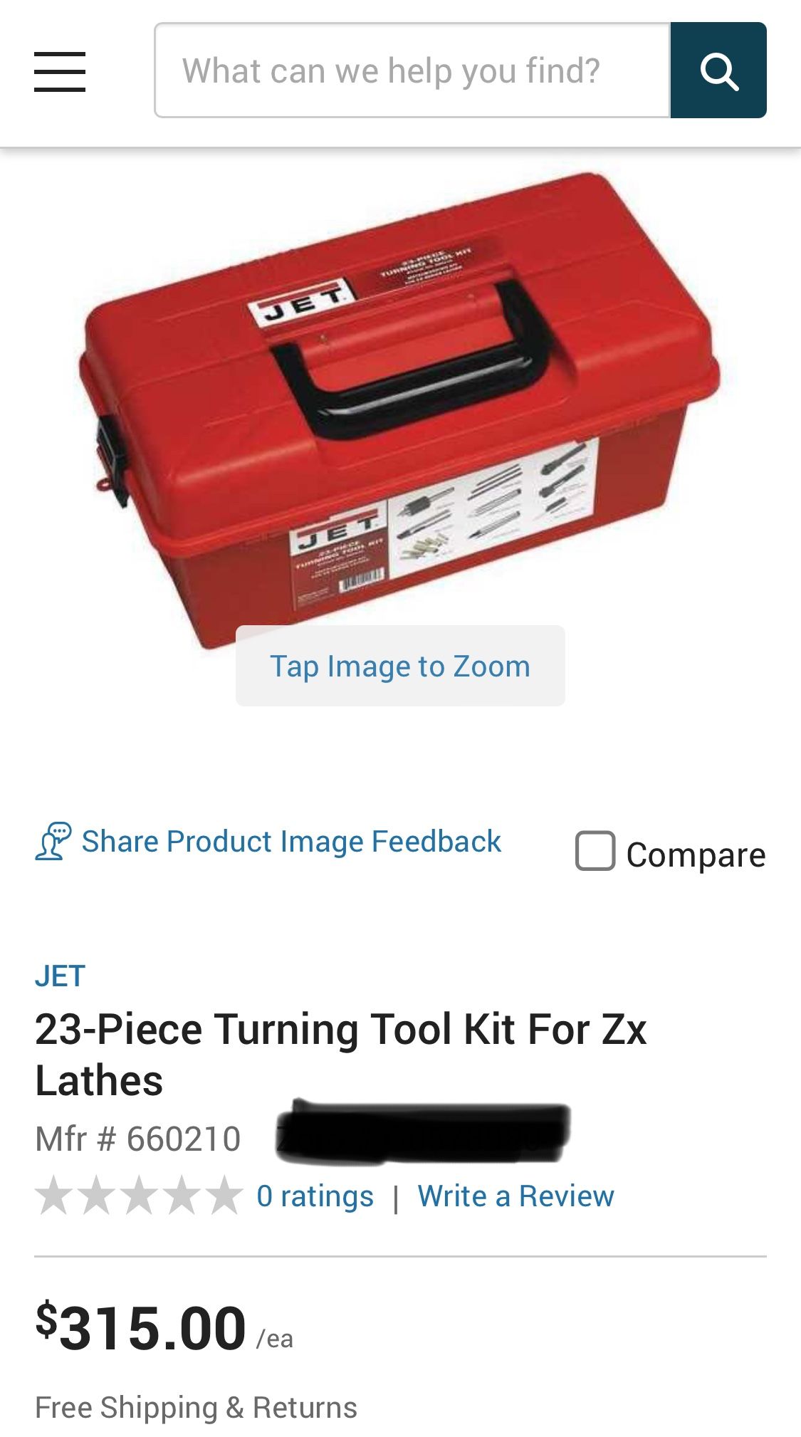 23 Piece Turning Tool Kit For Zx Lathes