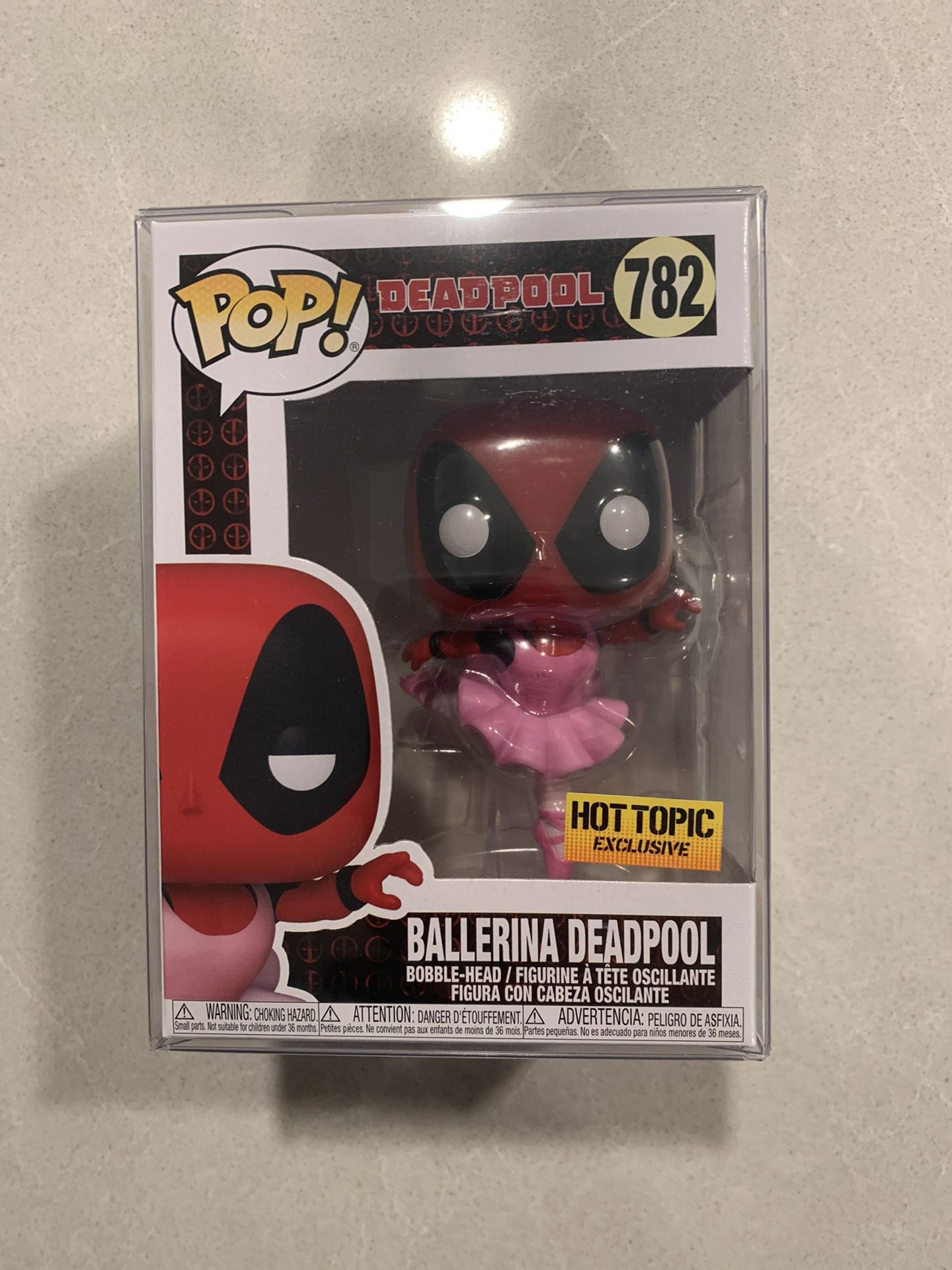 Deadpool Ballerina Funko Pop *MINT* Hot Topic Exclusive Marvel 782 with  protector for Sale in Lewisville, TX - OfferUp
