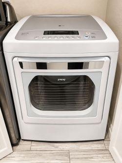 LG Sensor Dry Front-Load Dryer White