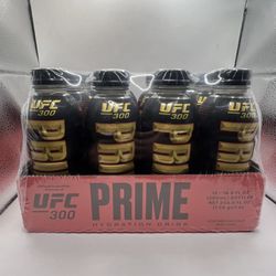 UFC 300 Prime Hydration Case Of 12 - 500ml Sealed Slab Limited QUICK SHIPPING 📦